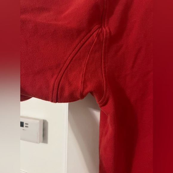 Men’s Orvis Large Red Short Sleeve Polo Shirt American Flag Embroidered- (S107) - Picture 10 of 11